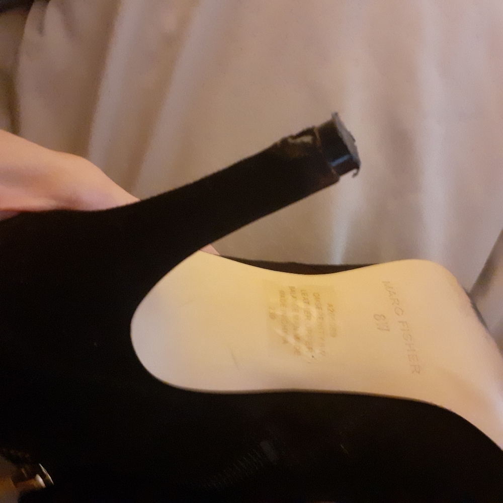 Marc Fisher Open-Toe Booties - Picture 5 of 5